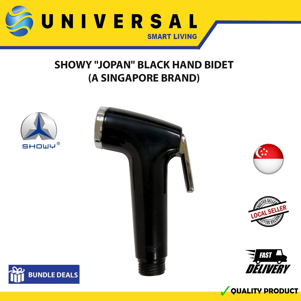 [SG SHOP SELLER] SHOWY "JOPAN" BLACK HAND BIDET