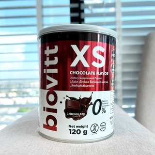 ✨Non Whey ✨ Biovitt XS (รสช็อกโกแลต) อร่อย เข้มข้น/อิ่มนาน ลดความอยากอาหาร น้ำตาล 0% Fat 0% KCAL0% (ขนาด 120G)