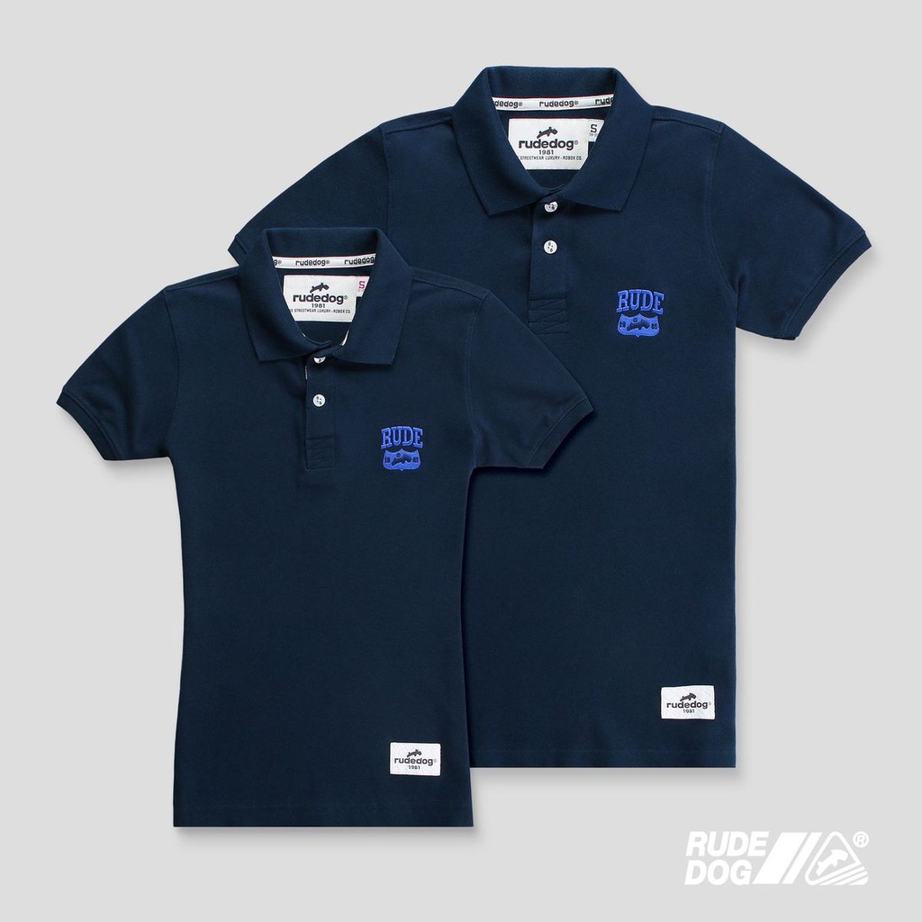 Rudedog เสื้อโปโล ชาย หญิง รุ่น Armour สีกรม #2