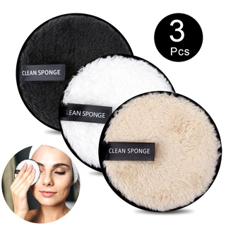 Reusable Makeup Remover Pads Cotton Wipes Microfiber Make Up Removal Sponge Cotton Cleaning Pads Tool