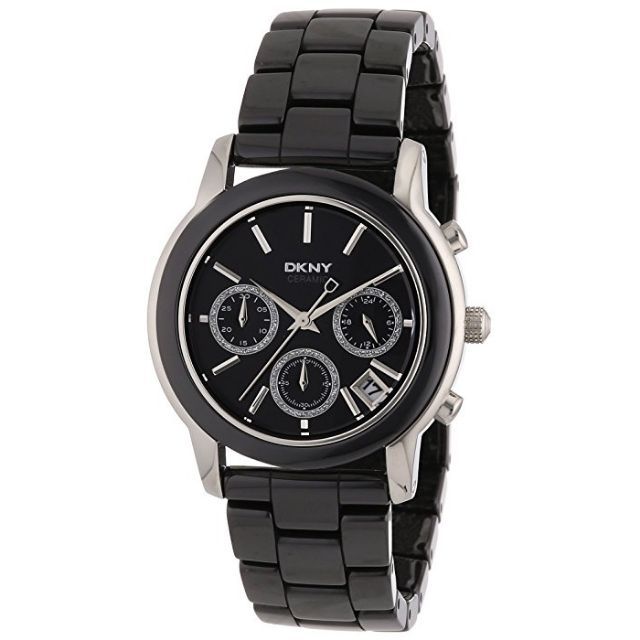 นาฬิกา DKNY Chronograph Carbon Coated Ceramic Ladies Watch