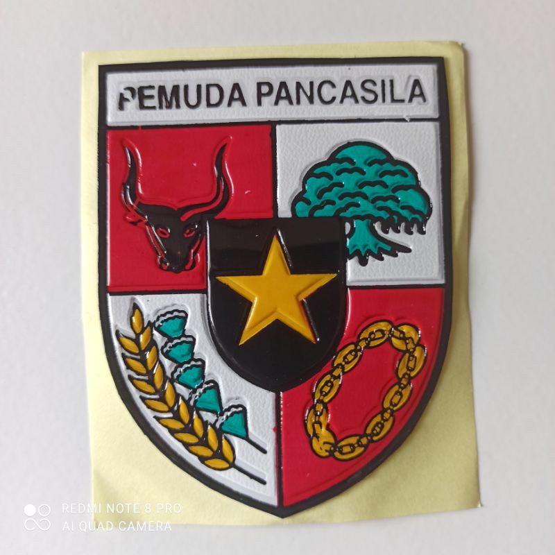 PP LOGO EMBOSED STICKER (PANCASILA YOUTH)/PP LOGO RAISED STICKER