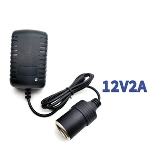 อะแดปเตอร์แปลงพาวเวอร์ซัพพลาย AC 110V 220V เป็น DC 12V 2A 12W 24W สําหรับรถยนต์