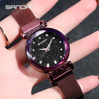 Luxury Brand lady Crystal Watch Women Dress Watch Fashion Rose Gold Quartz Watches Female Stainless Steel Wristwatches P