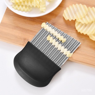 ที่หั่นผัก ที่หั่นผลไม้ Cutter Potato Knife Cutter French Fry Slicer Potato Cutter Fruit Vegetable Wavy Chopper Knife