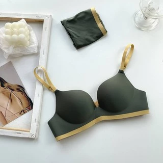 [ส่งจากไทย] 𝑩𝒓𝒂𝑩𝒓𝒂𝑩𝒓𝒂 #bra-125 เสื้อใน บราแฟชั่น สายปรับระดับได้ ไร้ขอบไร้โครงใส่สบาย ยกกระชับ ยอกชิด