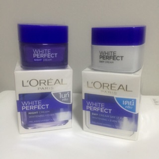 ลอรีอัล ไวท์ เพอร์เฟ็คท์ เดย์ครีม แอนด์ ไนท์ครีม Loreal White Perfect Day and Night Cream