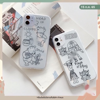 เคสใสกันกระเเทก ลายกาตูนสำหรับรุ่น 11/11Pro 12pro Max X XR XS XS MAX 6 7 8 12 #805