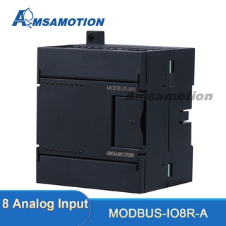 Yy AMSAMOTION Modbus-8AI RTU โมดูลรีเลย์โปรแกรมดิจิทัลอะนาล็อก 8 อินพุต