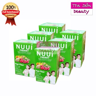 NUUI Fiberry _"6 กล่อง"_ หนุย ไฟเบอร์รี่ (10 ซอง x6)