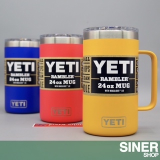 แก้วเยติของแท้ 💯% • YETI RAMBLER 24oz MUG ( Magnets Cap ) 700ml 🌟 โปรดอ่านรายละเอียด 🌟