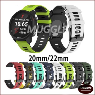 🔥🔥【FAST】สาย Mi Watch  20mm Straps สายยางซิลิโคน 2 ชั้น สาย 20mm Mi watch  Amazfit,Huawei,Samsung,Garmin,Ticwatch,Realme