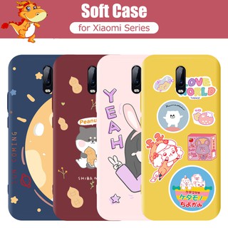 Cartoon Girl Space กรณี Silicone Case Cover Xiaomi Poco F2 Pro Pocophone F1 Redmi 9 9A 9C Note 6 7 8 9 10 Pro 9S 8T Mi 8 9 9T Note 10 Lite CC9 Pro CC9E A3 Redmi 6A 7A 8A K20 10X K30 Go