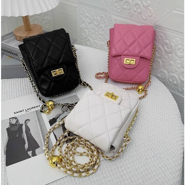Chanel crossbody bag 7 นิ้ว กระเป๋าสะพายข้าง แฟชั่น เกรดพรีเมียม งานเนียบ เรียบหรู สวย ใช้ได้ทุกวัน ราคาถูก ขายดี hot