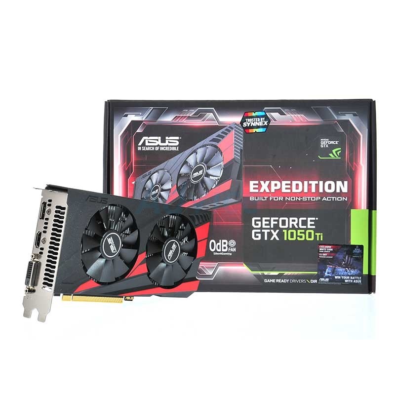 ASUS Expedition GeForce® GTX 1050 Ti OC edition eSports gaming  4GB GDDR5