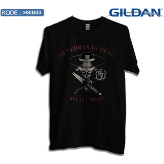 เสื้อยืดผ้าฝ้าย Gildan hsid03 เสื้อยืดลําลอง แขนสั้น พิมพ์ลาย Superman is dead band Dagged God สําหรับผู้ชาย