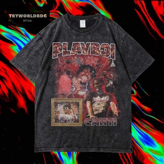 เสื้อยืด KAOS OVERSIZED / KAOS WASHED / Oversizeed KAOS PLAYBOI CARTI NIGHT MARE VINTAGE RAP TEE