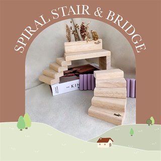 Pega [เปก้า] บันไดวน Spiral Stair series ของเล่น เฟอร์นิเจอร์ สำหรับ แฮมสเตอร์ เม่นแคระ ชูก้าไกลเดอร์ และหนูแกสบี้