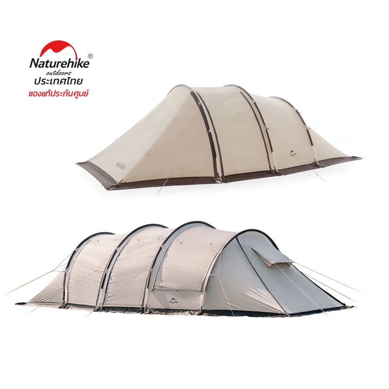 Naturehike Thailand เต็นท์ Cloud vessel tunnel tent with snow skirt for 4-5 &amp; 4-6 people