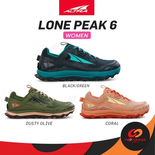 Pootonkee Sports ALTRA Womens LONE PEAK 6 รองเท้าวิ่งเทรลผู้หญิง