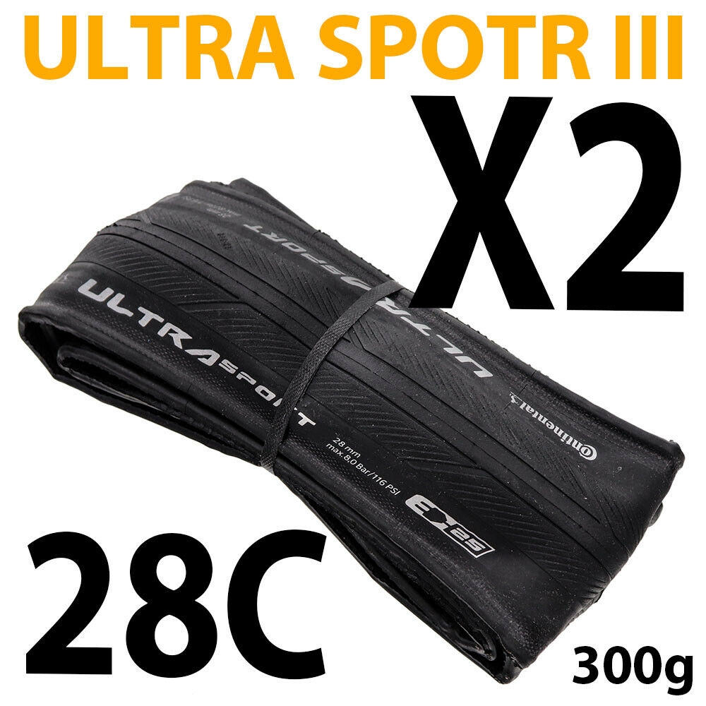 ยางเสือหมอบ Continental Ultra Sport III 700x 28c Clincher OE 1 คู่