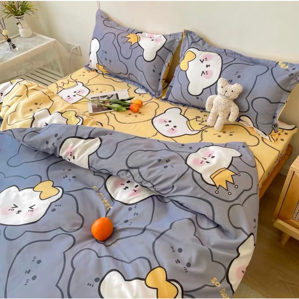 Sweetdream_by Nakin - ผ้าปูที่นอนลายหมี✨ครบชุด 6 ชิ้น มีทุกขนาดพร้อมส่ง🎆 thumbnail 4