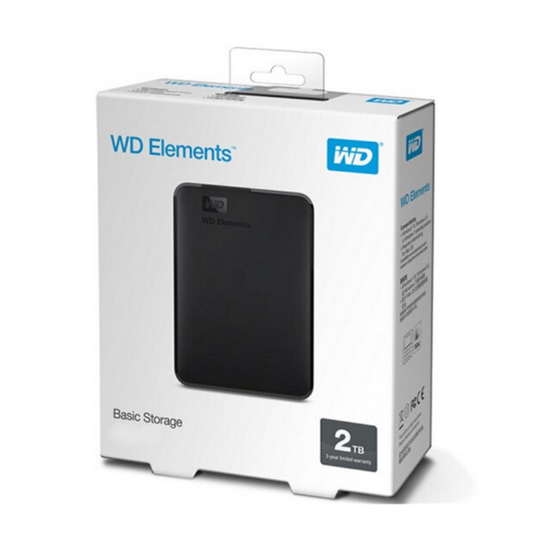 ส่งจากกรุงเทพ WD Elements External HardDisk 2 TB เอ็กซ์เทอนอล ฮาร์ดดิสก์ Harddisk HDD (2TB สีดำ) Portable Storage #2