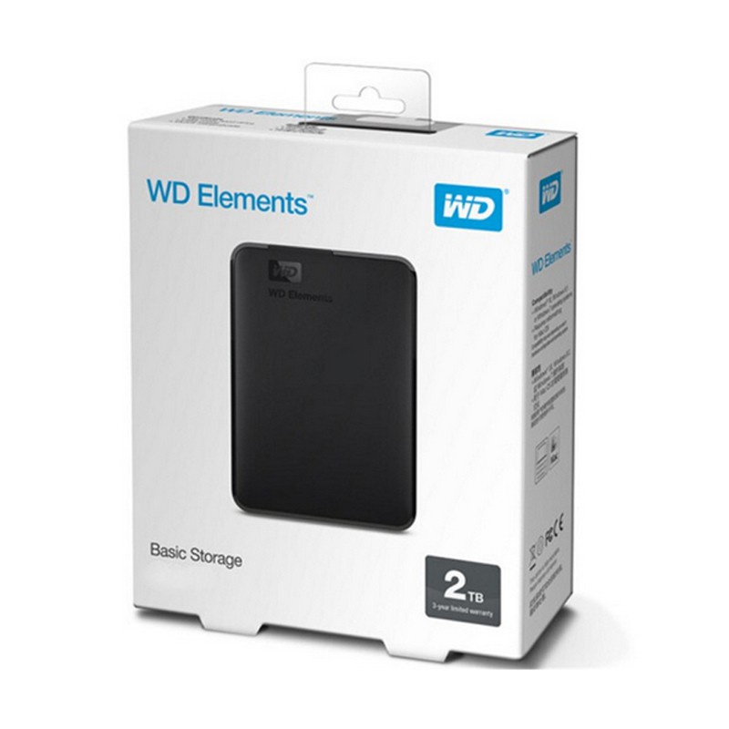 ส่งจากกรุงเทพ WD Elements External HardDisk 2 TB เอ็กซ์เทอนอล ฮาร์ดดิสก์ Harddisk HDD (2TB สีดำ) Portable Storage #8