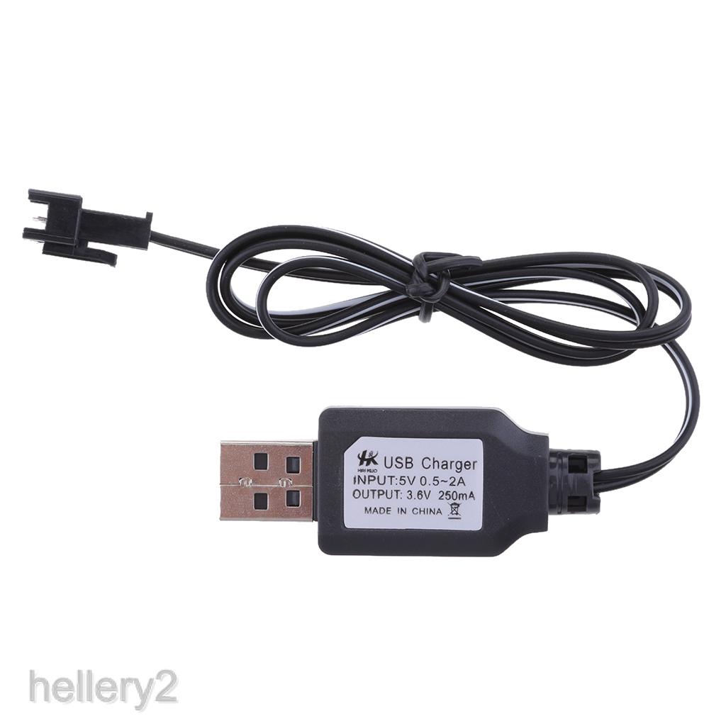 สายเคเบิ้ลของเล่นโดรน Usb To Sm Plug 3 . 6 V Ni / Cd Rc