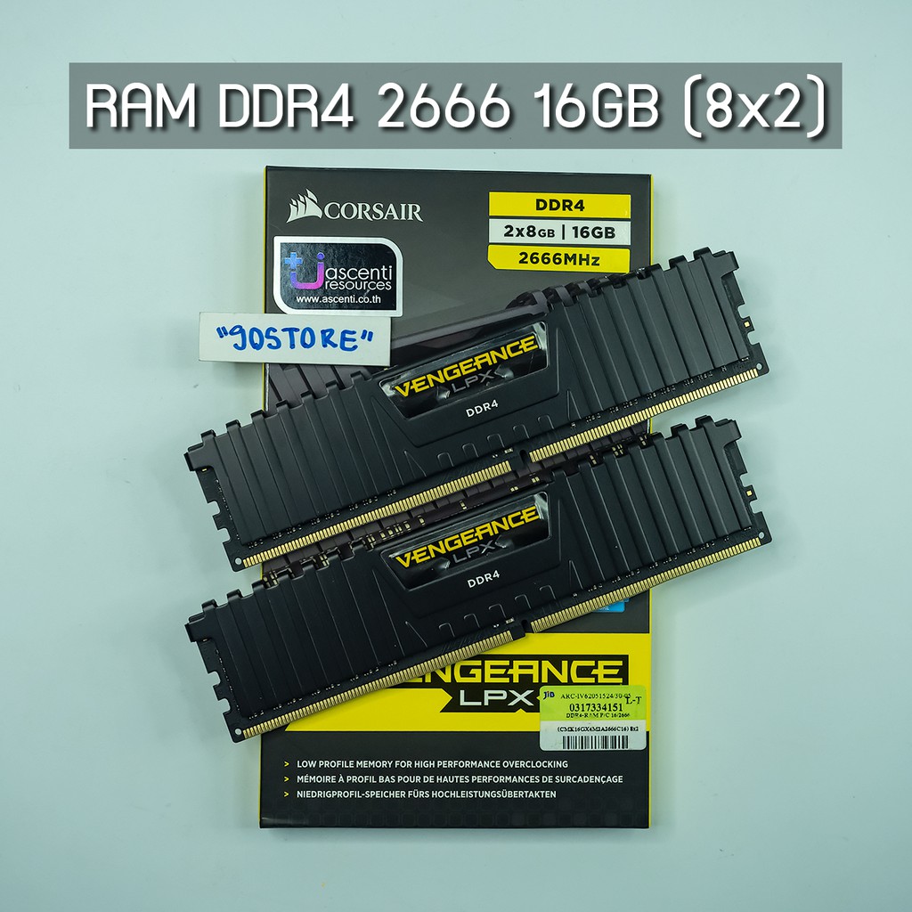 RAM Corsair Vengeance LPX DDR4 2666 16GB (8GBx2) - 90store - ThaiPick