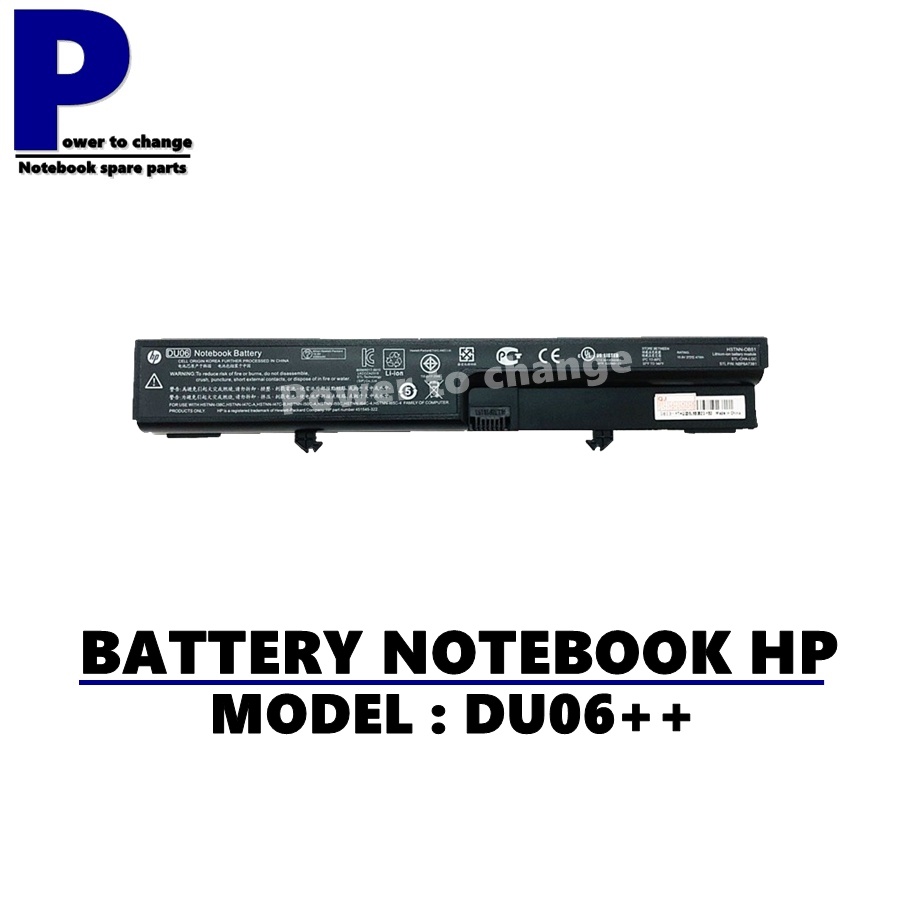 BATTERY NOTEBOOK  HP 6520 DU06 COMPAQ 511 515 516 6520S 6530S 6531S / แบตเตอรี่โน๊ตบุ๊คเอชพี