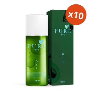 [เรทส่ง 10 ขวด] เพียวออย Pure oil ขจัดคราบดำ ขี้ไคล 100 ml.