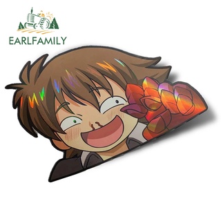 Earlfamily สติกเกอร์ไวนิล ลายการ์ตูนกราฟฟิตี้ Issei Hyoudou Peeker JDM ขนาด 13 ซม. x 10.2 ซม. สําหรับติดตกแต่งหน้าต่างรถยนต์