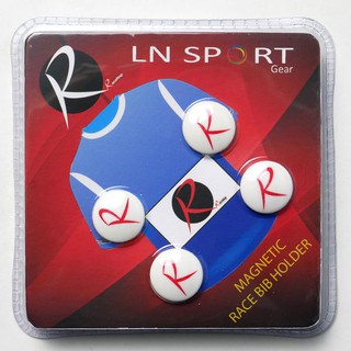 LN Sport Magnetic Race BIB Holder แม่เหล็กติดเบอร์วิ่ง