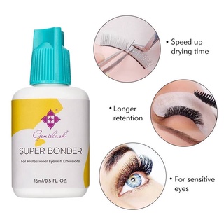 super bonder  จีนี่ลาช ตัวล้อคกาว ทำให้ต่อขนตาแล้วติดทนนาน