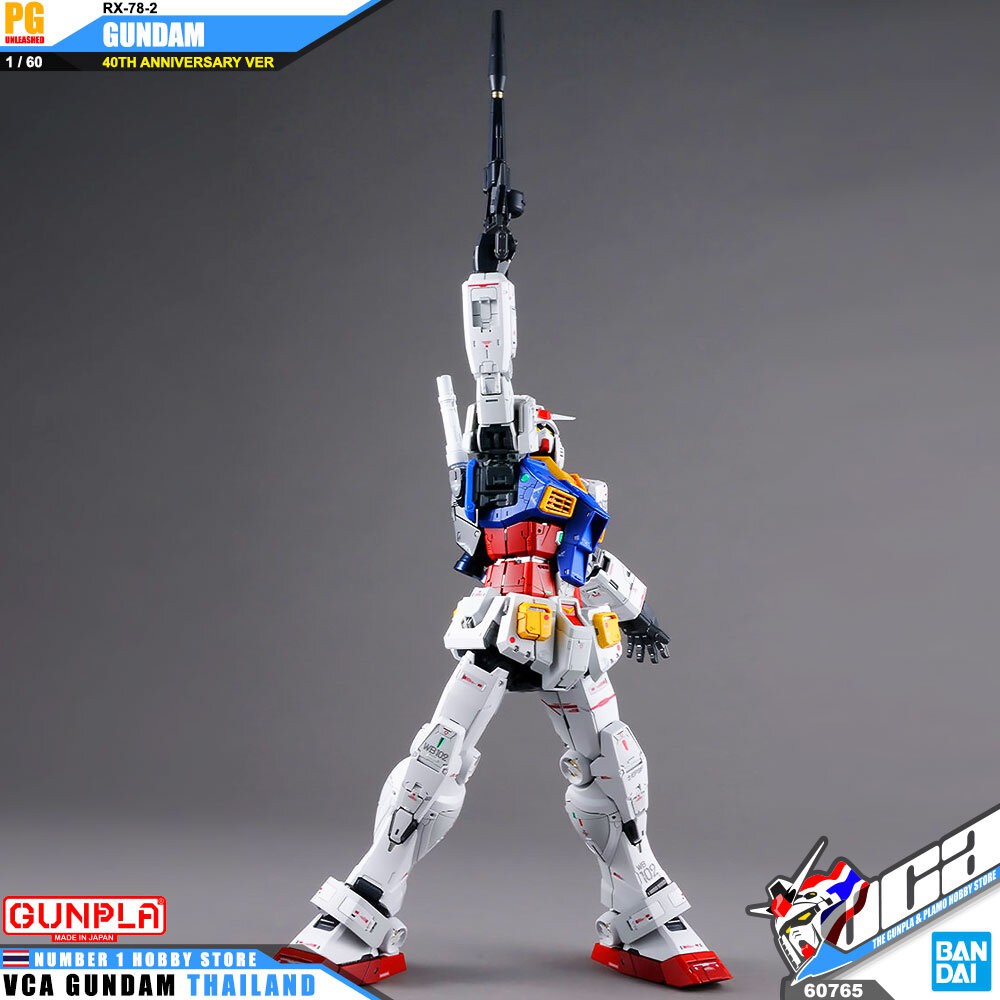 Bandai Gunpla Perfect Grade Unleashed Pg 1 60 Rx 78 2 Gundam 40th Anniversary โมเดล ก นด ม ก นพลา Vca ราคาท ด ท ส ด