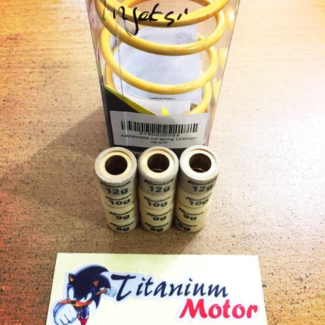 Kawahara Cvt ชุดสปริง Kawahara Roller Vario 110 Fi Vario 110 Techno