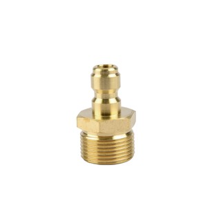 ปลั๊กสวมเร็ว 1/4"/M22x1.5 แกน 15 มม. เครื่องฉีดน้ำ
