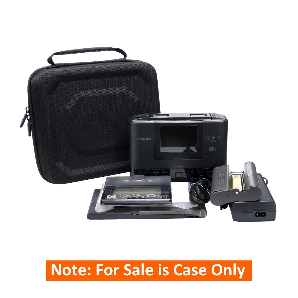 ♗✣LTGEM EVA Hard Case for Canon SELPHY CP1200 &amp; CP1300 Wireless Compact Photo Printer - Travel Protective Carrying Stora
