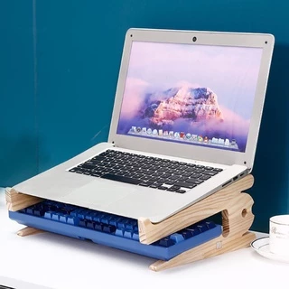 แบบไม้ แท่นวางโน๊ตบุ๊ค ที่ระบายความร้อนโน๊ตบุ๊ค ขาตั้งโน๊ตบุ๊ค laptopstand