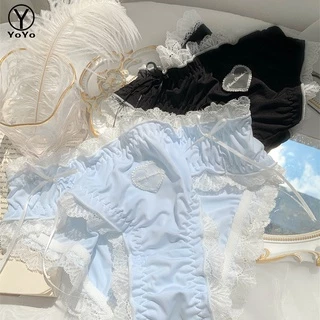 YOYO กางเกงในเซ็กซี่ผู้หญิง Sexy ลูกไม้ ขอบบาง คุณภาพดี นุ่มเบาสบาย เนื้อนิ่ม รุ่น0960