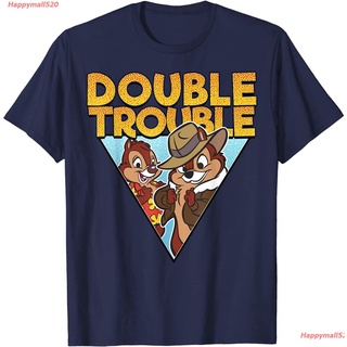 ผลิตภัณฑ์ใหม่👕2022 Chip N Dale Double Trouble T-Shirt เสื้อยืด ดพิมพ์ลาย เสื้อยืดผ้าฝ้าย คอกลม cotton แฟชั่น sale Unis