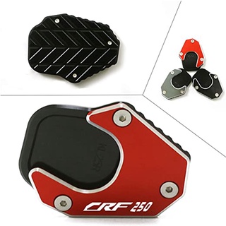 For HONDA CRF 250 RALLY CRF250L 2017-2021 Motorcycle CNC Kickstand Foot Side Stand Extension Pad Support Plate Enlarge S