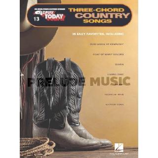 THREE-CHORD COUNTRY SONGS E-Z Play Volume 13(HL00100248)(Pop)