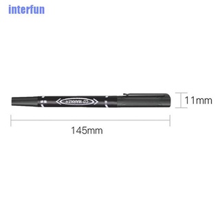 (Interfun) ปากกามาร์กเกอร์หมึก สีดํา กันน้ํา