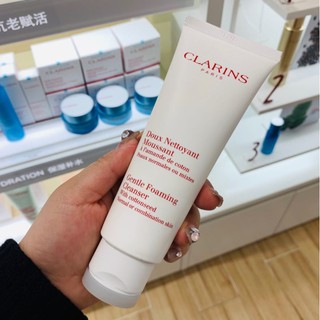 Clarins CLARINS คลีนซิ่งครีม ผ้าฝ้าย ทําความสะอาดผิวหน้าอย่างล้ําลึก ให้ความชุ่มชื้น ขนาด 125 มล.