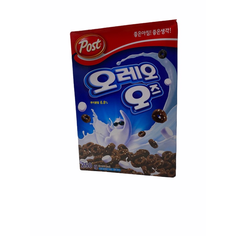 OREO CEREAL,โอริโอ้ ซีเรียล สินค้านำเข้าจากเกาหลี 250g กดเลือกรสชาติที่ต้องการ 1 กล่อง/บรรจุปริมาณ 2