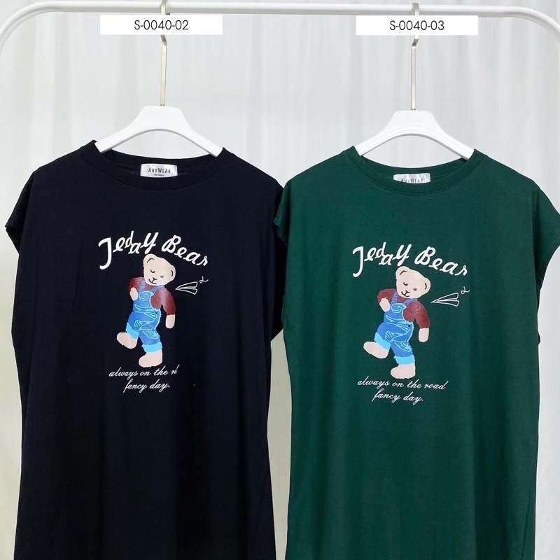 ✔️พร้อมส่ง✔️  เสื้อแขนกุดโอเวอไซส์ ทรงแขนล้ำ ใส่สบาย cotton100% ราคา ถูกที่สุด ดีลบีเคเค แกลเลอรีภาพที่ 5