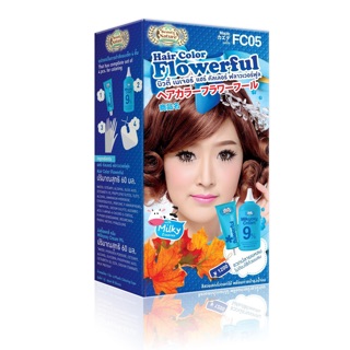 Beauty Nature บิวตี้ เนเจอร์ ครีมเปลี่ยนสีผม Flowerful F05 สีเมเปิ้ล