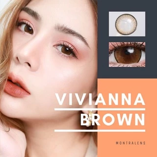 คอนแทคเลนส์🌈Vivianna🌈 Brown / Gray / Black (Montra) ขนาดบิ๊กอาย💖